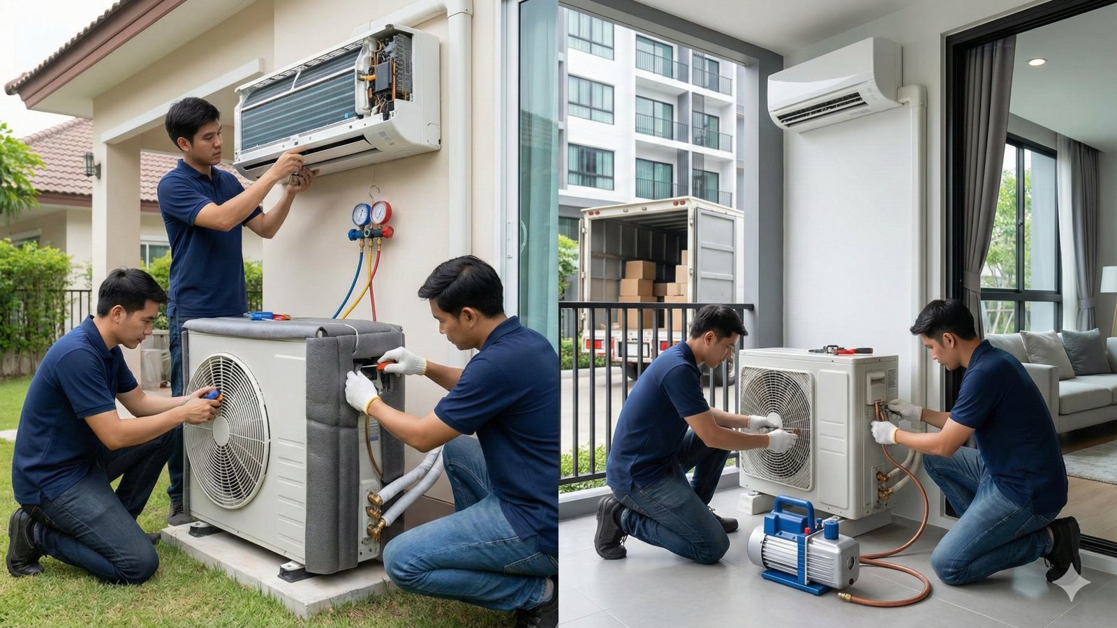 Klima Taşıma ve Yeniden Kurulum